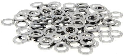 Bihr Aluminium ringetjes 6x10x1mm 100 stuks Ring Universeel