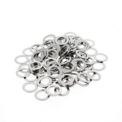 Bihr Aluminium ringetjes 8x12x1mm 100 stuks Ring Universeel