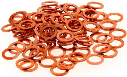 Bihr Koperen ringetjes 8x12x1,0mm 100 stuks Ring Universeel