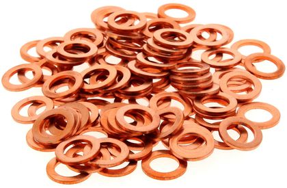 Bihr Koperen ringetjes 10x16x1,5mm 100 stuks Ring Universeel