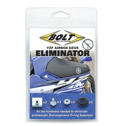 Kit Visserie Moto TT Bolt Kit de suppression Dzus pour cache boîte à air
