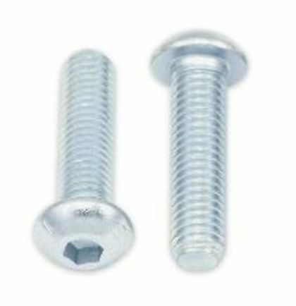 Bolt Vis hoved med hældning tyk M8x1,25x30mm 10 stk Universel Skruesæt