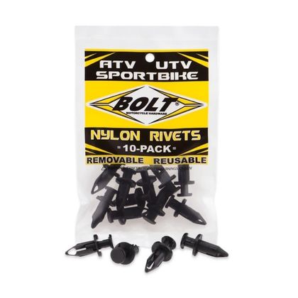 Bolt Plastiknitter M8 10 stk. Nitter Ref : BOLT00131A / 1061538 KAWASAKI 1000 Z 1000 (ZR1000B) - 2007 - 2008
