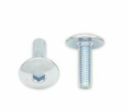 Bolt Vis hoved med flad top M5x0,80x16mm 10 stk. Universel Skruesæt