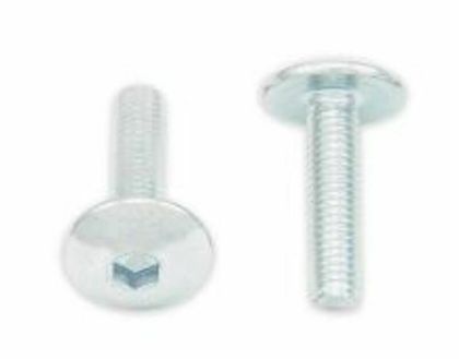Bolt Vis hoved med flad top M5x0,80x20mm 10 stk. Universel Skruesæt
