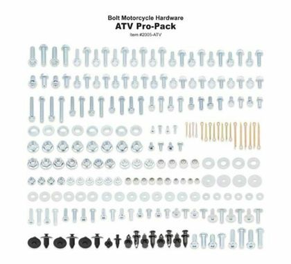 Kit de șuruburi Bolt Pro Pack ATV UTV Universal