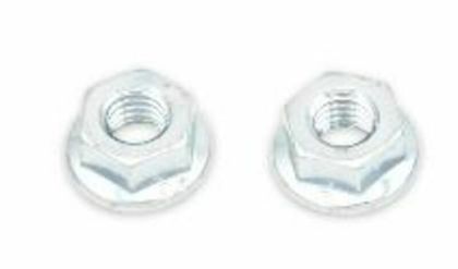 Bolt M6x1mm flangemøtrik 10mm hoved stål 10 stk Skruesæt Ref : BOLT00167A / 1061524 