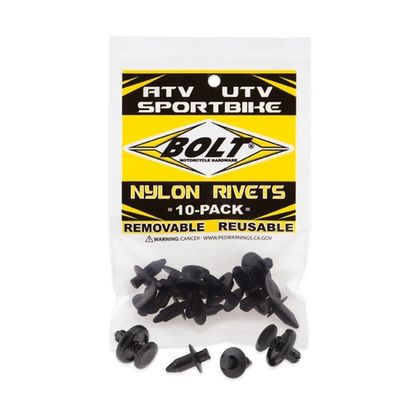 Rivets Bolt Rivets plastique M7 10 pièces