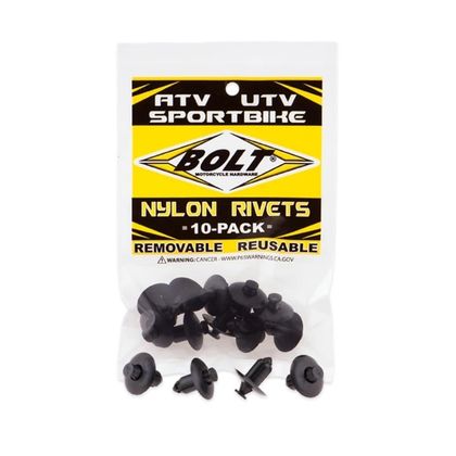 Rivets Bolt Rivets plastique M8 XL 10 pièces Universel