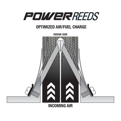 Clapets carbone Boyesen Power Reeds - 619