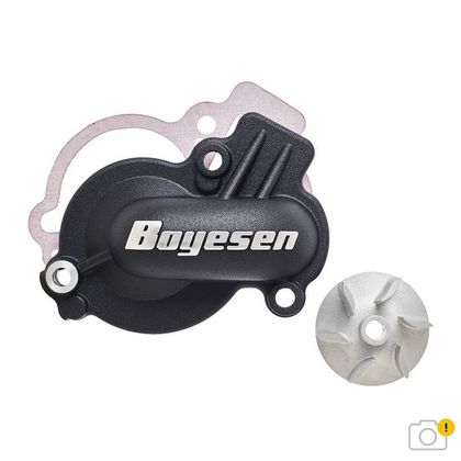 Boyesen SuperCooler Wasserpumpendeckel + Impeller-Kit - Schwarz Kit Wasserpumpengehäuse Ref : BOY00145A / 1147116001 