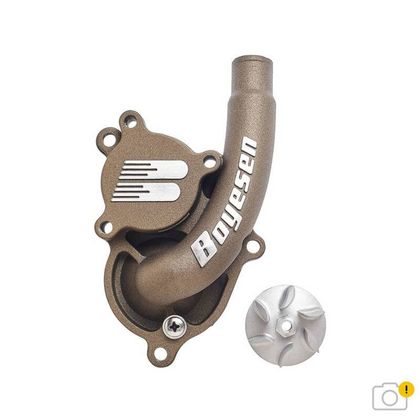 Boyesen SuperCooler Wasserpumpendeckel + Impeller-Kit - Magnesium Kit Wasserpumpengehäuse