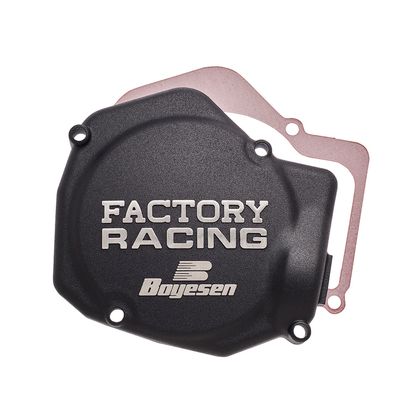 Couvercle de carter d'allumage Boyesen Factory Racing noir