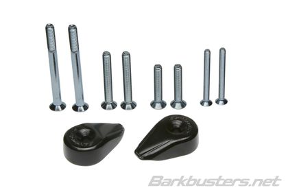 Embouts de guidon Barkbusters Stabilisateurs de guidon embout externe lesté 180gr noir 2pcs Universel Ref : BRK00049A / 1060823 