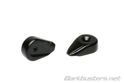 Embouts de guidon Barkbusters Stabilisateurs de guidon embout externe lesté 180gr noir 2pcs Universel
