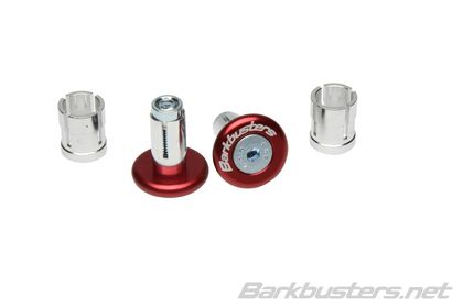 Embouts de guidon Barkbusters anodisés rouge Universel