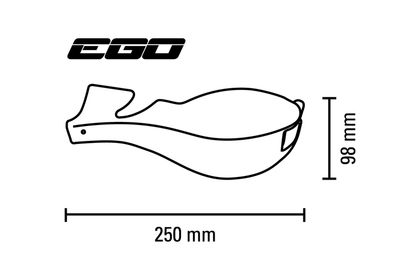 Protèges-mains Barkbusters Coques de Ego orange Universel
