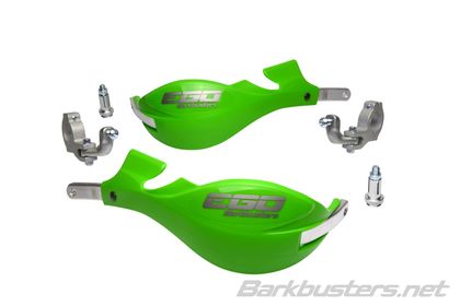 Protèges-mains Barkbusters Kit Ego montage 2 points guidon Ø28,6mm vert Universel