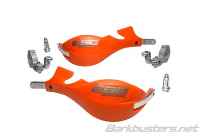 Protèges-mains Barkbusters Kit Ego montage 2 points guidon Ø28,6mm orange Universel