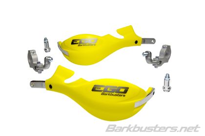 Protèges-mains Barkbusters Kit Ego montage 2 points guidon Ø28,6mm jaune Universel