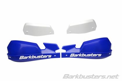 Protèges-mains Barkbusters Coques de VPS MX bleu/déflecteur blanc Universel Ref : BRK00110A / 1085983002 