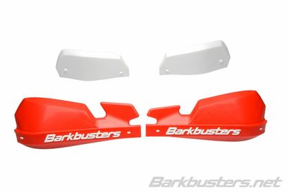 Protèges-mains Barkbusters Coques de VPS MX rouge/déflecteur blanc Universel Ref : BRK00113A / 1085983006 