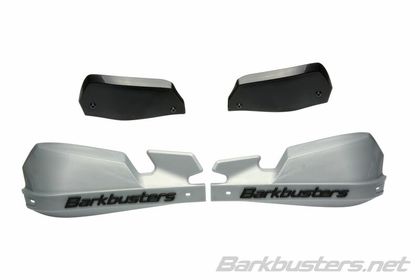 Protèges-mains Barkbusters Coques de VPS MX argent/déflecteur noir Universel Ref : BRK00114A / 1085983007 