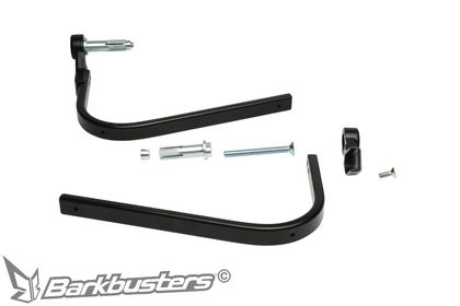 Barkbusters Universal Hardware Kit Single Point Bar End Mount Hollow Black Universal Handguard adapter