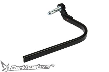 Barkbusters Universal Hardware Kit Single Point Bar End Mount Hollow Black Universal Handguard adapter