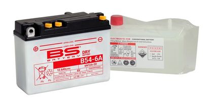 Batterie BS Battery conventionnelle avec pack acide - 6N12A-2D (B54-6A) Ref : BSB00014A / NPU 