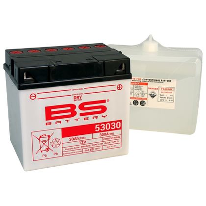 Batterie BS Battery Haute-performance avec pack acide - 53030 Ref : BSB00026A / NPU 