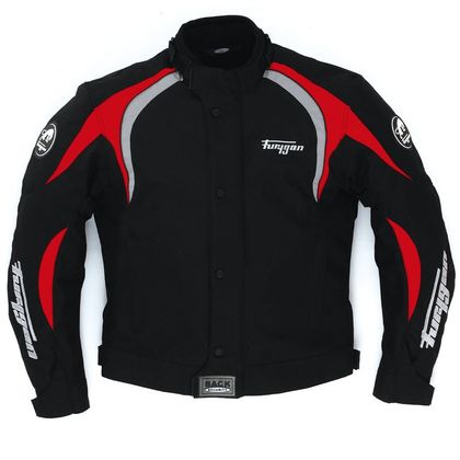 Blouson Furygan ECLAIR NOIR/ROUGE