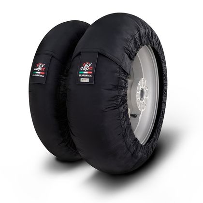 Capit Suprema Spina Schwarz (110-70/17'' / 140-70/17'') Wärmende Decke Universell Ref : CAP00013A / 1092836 