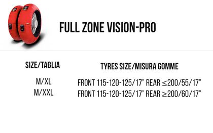 Capit Full Zone Vision Tirewarmer Black (115-120-125/17” / ≤200/55/17”) Verwarmde deken Universeel