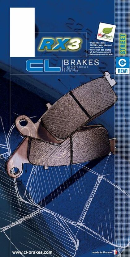 CL Brakes Route métal fritté - 1167RX3 Brake pads