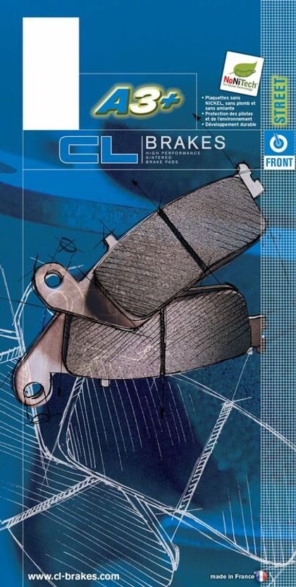 Plaquettes de freins CL Brakes route métal fritté - 1180A3+