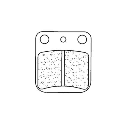 Plaquettes de freins CL Brakes Route métal fritté - 2408RX3 Ref : CLB00248A / 1048320 KAWASAKI 125 KLX 125 (KLX125C) - 2010 - 2016