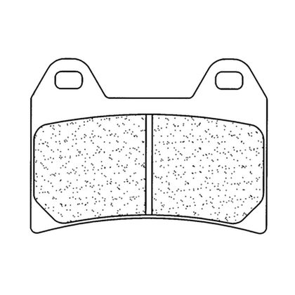 Plaquettes de freins CL Brakes Racing métal fritté - 2539C60 Ref : CLB00258A / 1035000 