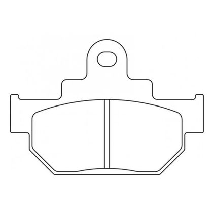 Plaquettes de freins CL Brakes route métal fritté - 2387S4 Ref : CLB00421A / 1034947 