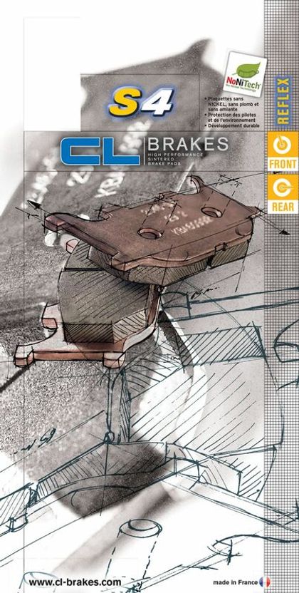 CL Brakes Street - 2546S4 Gesinterd metaal Remblokken