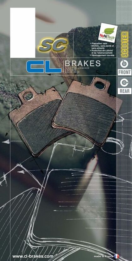 CL Brakes Scooter - 3068SC Gesinterd metaal Remblokken