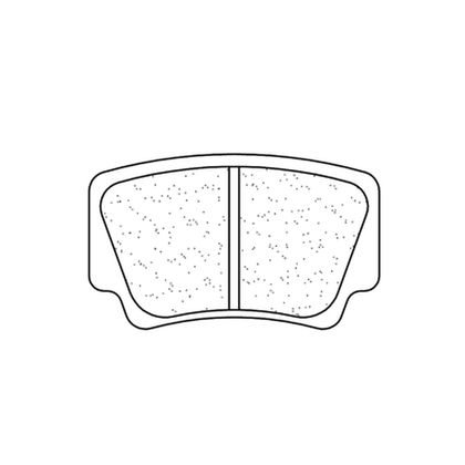 Plaquettes de freins CL Brakes métal fritté - 1205ATV1 Ref : CLB00523A / 1034754 