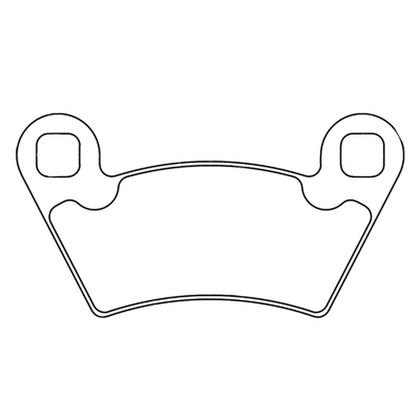 Plaquettes de freins CL Brakes métal fritté - 1230ATV1 Ref : CLB00540A / 1048276 