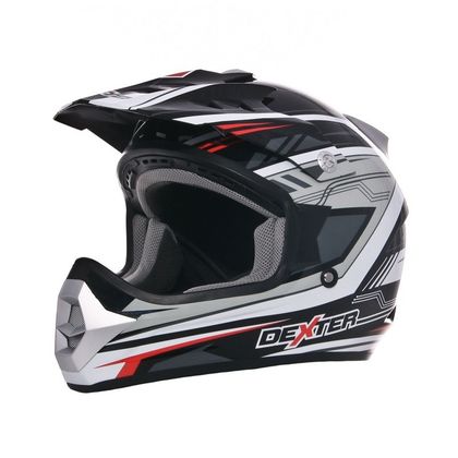 Casque cross Dexter SPACE NOIR/ROUGE 2014