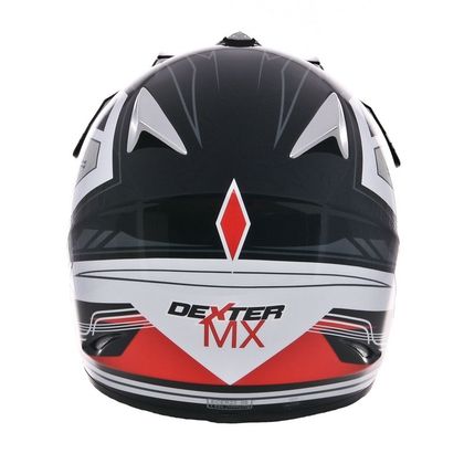Casque cross Dexter SPACE NOIR/ROUGE 2014