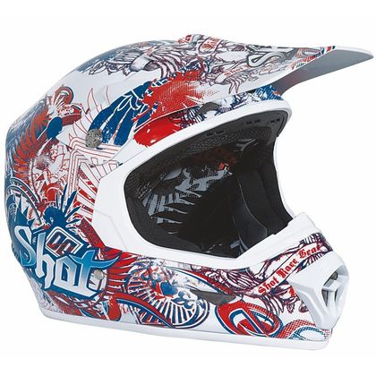 Casque cross Shot FURIOUS OLD SCHOOL  Ref : SO0103 