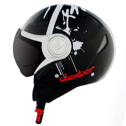 Casque jet Dexter FRUTTI NOIR/FRAISE
