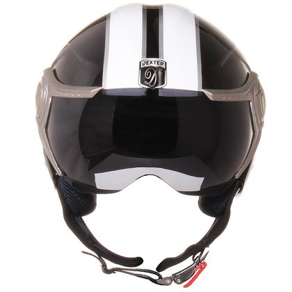 Casque jet Dexter ROAD NOIR/BLANC