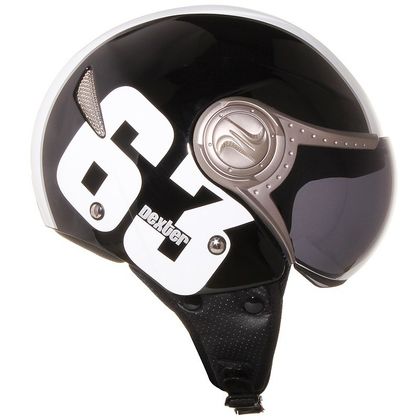 Casque jet Dexter ROAD NOIR/BLANC
