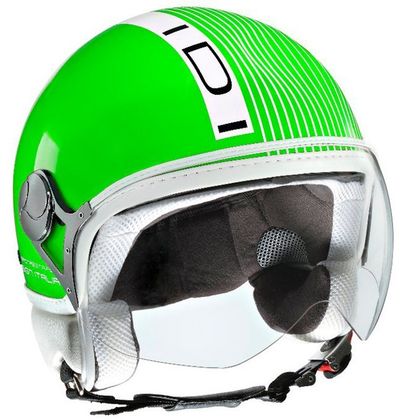 Casque jet Idi STRIPES FLUO
